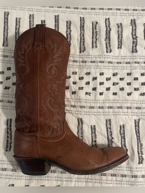 Dan Post Brown Leather Cowboy Boots
